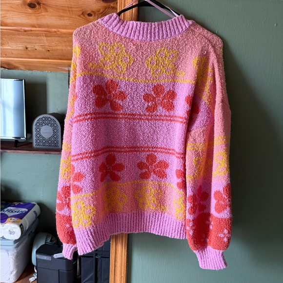 Colorful Women's Sweater - Picture 3 of 4
